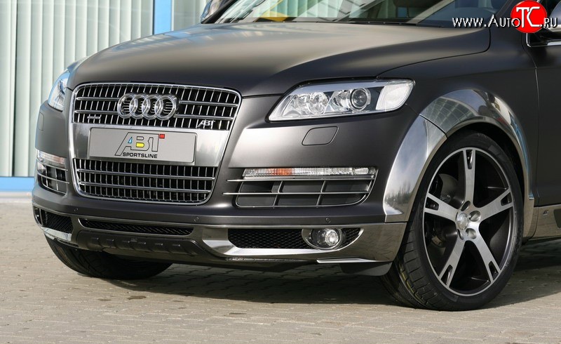 15 799 р. Накладка переднего бампера ABT Audi Q7 4L дорестайлинг (2005-2009)  с доставкой в г. Тамбов