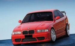 3 999 р. Передний бампер Lumma style BMW 3 серия E36 седан (1990-2000) (Неокрашенный)  с доставкой в г. Тамбов. Увеличить фотографию 2