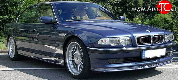 4 399 р. Накладка Alpine на передний бампер BMW 7 серия E38 дорестайлинг, седан (1994-1998)  с доставкой в г. Тамбов