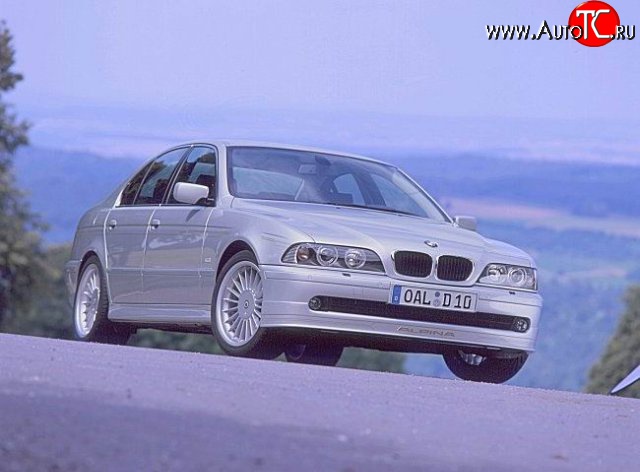 4 399 р. Накладка Alpine на передний бампер BMW 5 серия E39 седан рестайлинг (2000-2003)  с доставкой в г. Тамбов