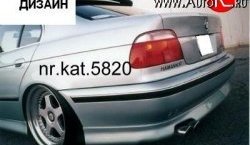 4 399 р. Накладка заднего бампера Driver BMW 5 серия E39 седан рестайлинг (2000-2003)  с доставкой в г. Тамбов. Увеличить фотографию 2