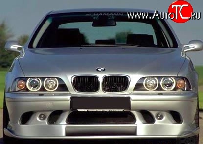 5 749 р. Накладка переднего бампера HAMANN Competition BMW 5 серия E39 седан дорестайлинг (1995-2000) (Неокрашенная)  с доставкой в г. Тамбов