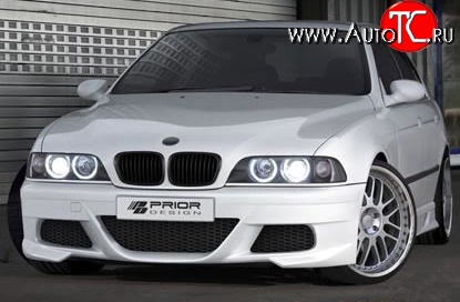 9 799 р. Передний бампер PRIOR Design BMW 5 серия E39 седан рестайлинг (2000-2003) (Без сетки, Неокрашенный)  с доставкой в г. Тамбов