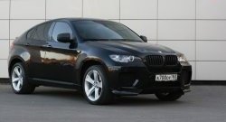 4 749 р. Накладки Global-Tuning на передний бампер автомобиля  BMW X6  E71 (2008-2014) дорестайлинг, рестайлинг (Неокрашенная)  с доставкой в г. Тамбов. Увеличить фотографию 2