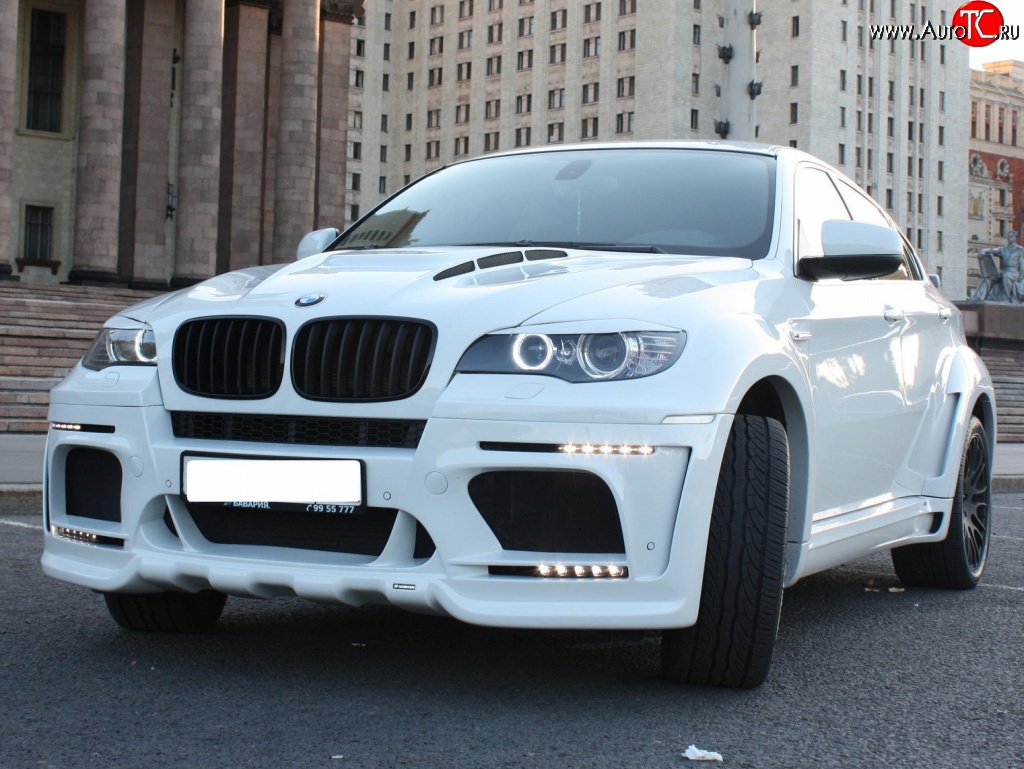 1 449 р. Реснички Hamann Tycoon Evo M BMW X6 E71 дорестайлинг (2008-2012)  с доставкой в г. Тамбов