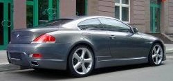 8 949 р. Козырёк (накладка на заднее лобовое стекло) DIABLO BMW 6 серия E63 дорестайлинг, купе (2003-2007) (Неокрашенный)  с доставкой в г. Тамбов. Увеличить фотографию 1