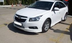 3 899 р. Пороги накладки Sport Style Chevrolet Cruze J300 седан дорестайлинг (2009-2012) (Неокрашенные)  с доставкой в г. Тамбов. Увеличить фотографию 3