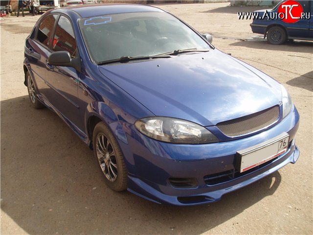 3 799 р. Накладка переднего бампера CT-1 Chevrolet Lacetti хэтчбек (2002-2013) (Неокрашенная)  с доставкой в г. Тамбов