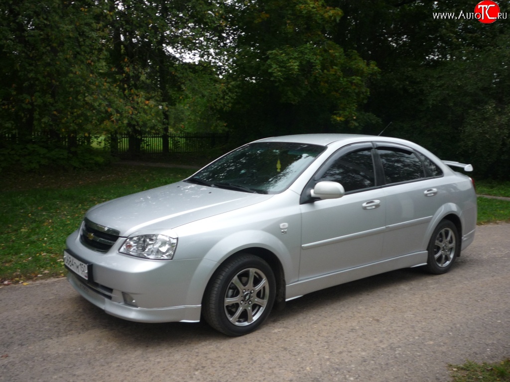 3 399 р. Пороги накладки CTS Chevrolet Lacetti седан (2002-2013) (Неокрашенные)  с доставкой в г. Тамбов