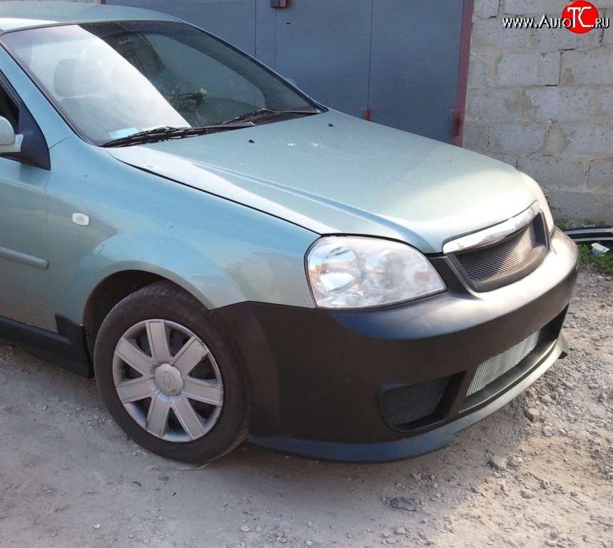 5 999 р. Передний бампер KATO Chevrolet Lacetti седан (2002-2013) (Неокрашенный)  с доставкой в г. Тамбов