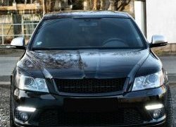 859 р. Реснички на фары СТ Skoda Octavia A5 рестайлинг универсал (2008-2013) (Неокрашенные)  с доставкой в г. Тамбов. Увеличить фотографию 3