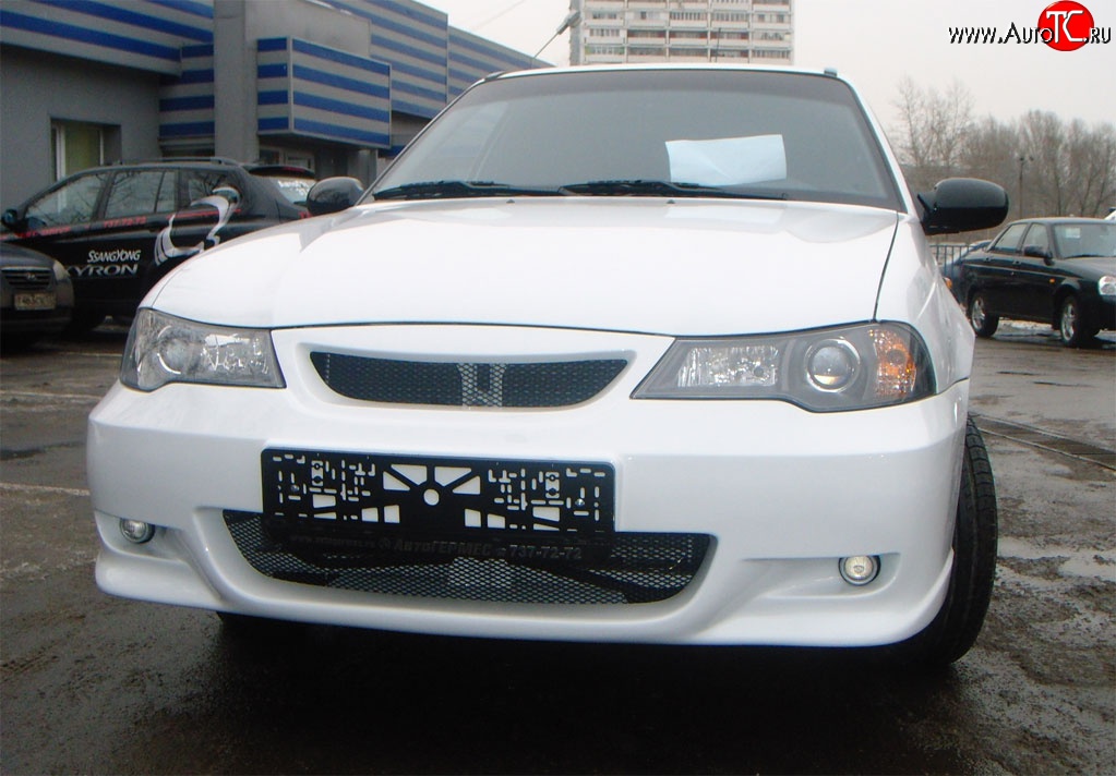 6 649 р. Передний бампер GT Dynamics Daewoo Nexia рестайлинг (2008-2015) (Неокрашенный)  с доставкой в г. Тамбов