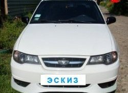 3 649 р. Накладка переднего бампера Sport Daewoo Nexia рестайлинг (2008-2015) (Неокрашенная)  с доставкой в г. Тамбов. Увеличить фотографию 3