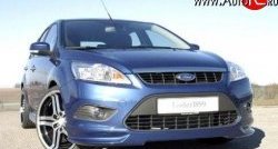 6 599 р. Накладка переднего бампера Loder 1899  Ford Focus  2 (2007-2011) седан рестайлинг, универсал рестайлинг, хэтчбэк 3 дв. рестайлинг, хэтчбэк 5 дв. рестайлинг (Неокрашенная)  с доставкой в г. Тамбов. Увеличить фотографию 2