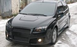 14 299 р. Капот Bomb-Style Ford Focus 2  седан дорестайлинг (2004-2008) (Неокрашенный)  с доставкой в г. Тамбов. Увеличить фотографию 3