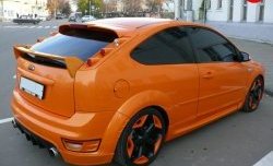 5 499 р. Нижний спойлер крышки багажника Sport Ford Focus 2 хэтчбэк 3 дв. дорестайлинг (2004-2007) (Неокрашенный)  с доставкой в г. Тамбов. Увеличить фотографию 2