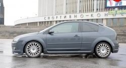 Пороги накладки Sport Ford Focus 2 хэтчбэк 3 дв. рестайлинг (2007-2011)