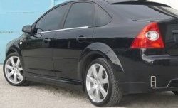 4 649 р. Пороги накладки ICС Ford Focus 2 седан рестайлинг (2007-2011) (Неокрашенные)  с доставкой в г. Тамбов. Увеличить фотографию 5