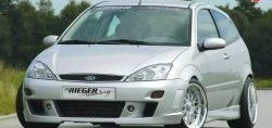 8 899 р. Передний бампер Rieger  Ford Focus  1 (1998-2005) седан дорестайлинг, универсал дорестайлинг, хэтчбэк 3 дв. дорестайлинг, хэтчбэк 5 дв. дорестайлинг, седан рестайлинг, универсал рестайлинг, хэтчбэк 3 дв. рестайлинг, хэтчбэк 5 дв. рестайлинг  с доставкой в г. Тамбов. Увеличить фотографию 1