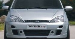 8 899 р. Передний бампер Rieger  Ford Focus  1 (1998-2005) седан дорестайлинг, универсал дорестайлинг, хэтчбэк 3 дв. дорестайлинг, хэтчбэк 5 дв. дорестайлинг, седан рестайлинг, универсал рестайлинг, хэтчбэк 3 дв. рестайлинг, хэтчбэк 5 дв. рестайлинг  с доставкой в г. Тамбов. Увеличить фотографию 2