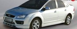 4 999 р. Накладка переднего бампера FT Ford Focus 2  седан дорестайлинг (2004-2008) (Неокрашенная)  с доставкой в г. Тамбов. Увеличить фотографию 2