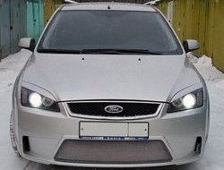 14 299 р. Передний бампер Concept Ford Focus 2  седан дорестайлинг (2004-2008) (Неокрашенный)  с доставкой в г. Тамбов. Увеличить фотографию 2