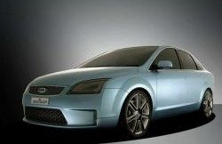 14 299 р. Передний бампер Concept Ford Focus 2  седан дорестайлинг (2004-2008) (Неокрашенный)  с доставкой в г. Тамбов. Увеличить фотографию 4