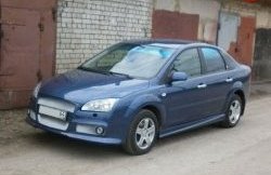 8 349 р. Пороги накладки M-VRS Ford Focus 2 седан рестайлинг (2007-2011) (Неокрашенные)  с доставкой в г. Тамбов. Увеличить фотографию 1