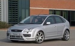 5 849 р. Пороги накладки MS Ford Focus 2 седан рестайлинг (2007-2011) (Неокрашенные)  с доставкой в г. Тамбов. Увеличить фотографию 1