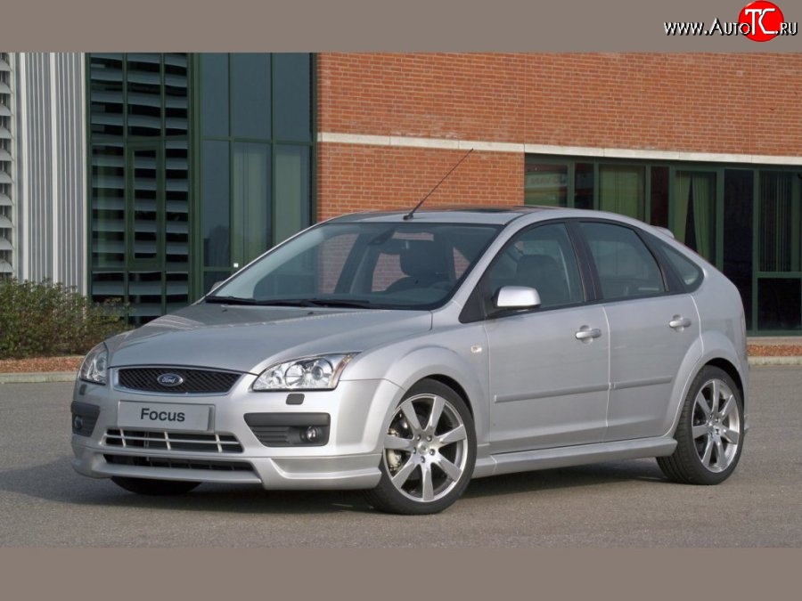 5 849 р. Пороги накладки MS Ford Focus 2 седан рестайлинг (2007-2011) (Неокрашенные)  с доставкой в г. Тамбов