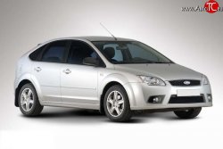 3 649 р. Пороги накладки YTG  Ford Focus  2 (2004-2011)  седан дорестайлинг, универсал дорестайлинг, хэтчбэк 5 дв. дорестайлинг, седан рестайлинг, универсал рестайлинг, хэтчбэк 5 дв. рестайлинг (Неокрашенные)  с доставкой в г. Тамбов. Увеличить фотографию 1