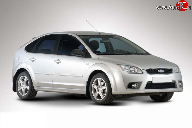 3 649 р. Пороги накладки YTG Ford Focus 2  седан дорестайлинг (2004-2008) (Неокрашенные)  с доставкой в г. Тамбов