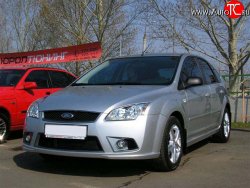 3 649 р. Пороги накладки YTG Ford Focus 2  седан дорестайлинг (2004-2008) (Неокрашенные)  с доставкой в г. Тамбов. Увеличить фотографию 2