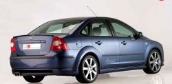 5 699 р. Накладка бампера MS  Ford Focus  2 (2004-2008)  седан дорестайлинг (Неокрашенная)  с доставкой в г. Тамбов. Увеличить фотографию 2