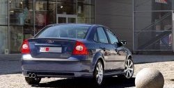 5 699 р. Накладка бампера MS Ford Focus 2  седан дорестайлинг (2004-2008) (Неокрашенная)  с доставкой в г. Тамбов. Увеличить фотографию 1