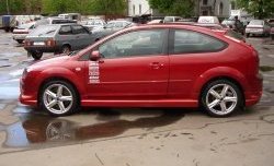 Пороги накладки Снайпер Ford Focus 2 хэтчбэк 3 дв. рестайлинг (2007-2011)