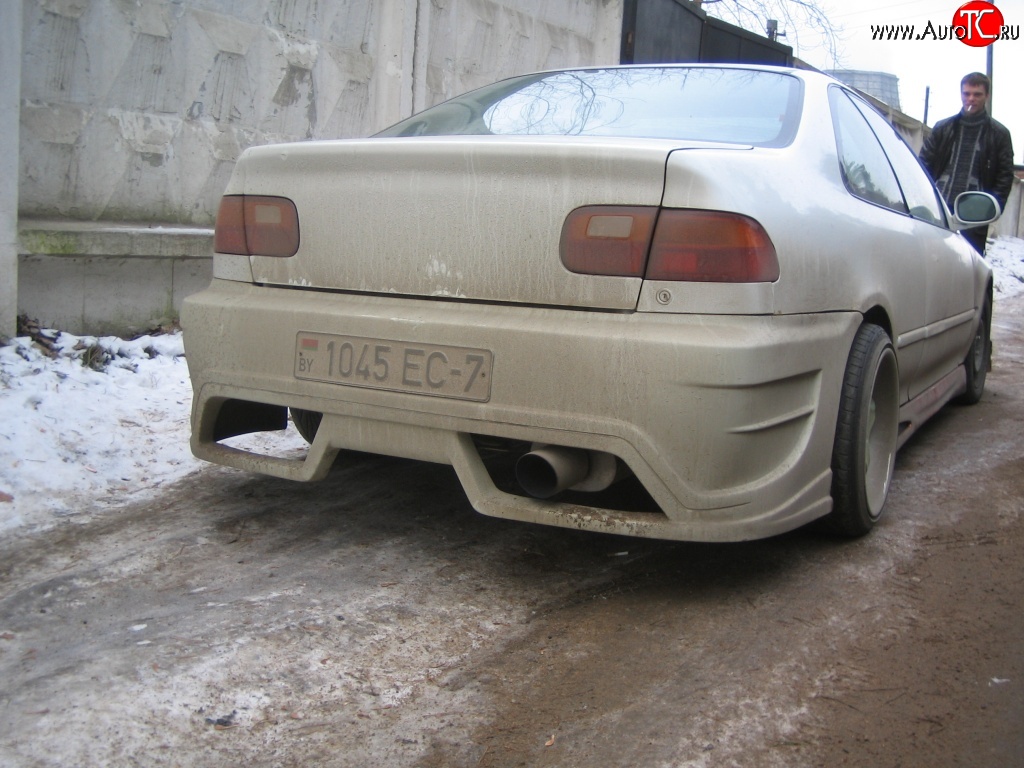 8 899 р. Задний бампер Racing Honda Civic EG седан (1992-1995)  с доставкой в г. Тамбов