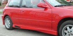 4 699 р. Пороги накладки Style Honda Civic EG седан (1992-1995)  с доставкой в г. Тамбов. Увеличить фотографию 1