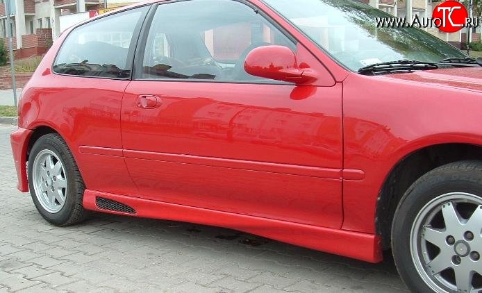 4 699 р. Пороги накладки Style Honda Civic EG седан (1992-1995)  с доставкой в г. Тамбов