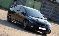 27 999 р. Пластиковый капот Mugen Style Honda Civic FD седан дорестайлинг (2005-2008) (Неокрашенный)  с доставкой в г. Тамбов. Увеличить фотографию 6