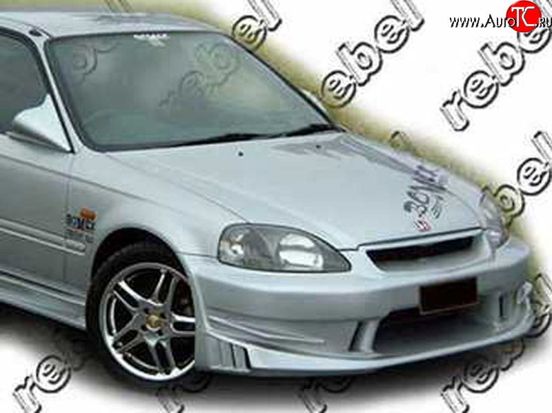 7 299 р. Передний бампер Sport Honda Civic EJ,EK,EM седан дорестайлинг (1995-1998) (кузов: седан)  с доставкой в г. Тамбов