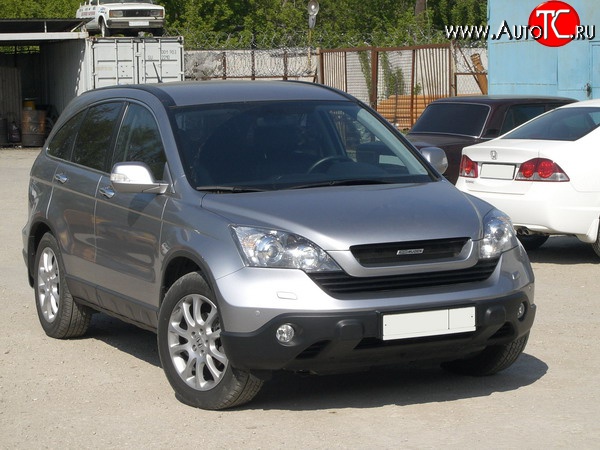 4 699 р. Решётка радиатора Mugen Style  Honda CR-V  RE1,RE2,RE3,RE4,RE5,RE7 (2007-2010) дорестайлинг (Неокрашенная)  с доставкой в г. Тамбов