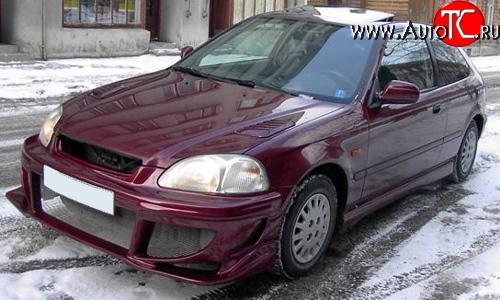 5 049 р. Передний бампер на Honda Civic EJ,EK,EM седан дорестайлинг (1995-1998)  с доставкой в г. Тамбов