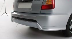 5 099 р. Задний бампер Классик Hyundai Accent седан ТагАЗ (2001-2012) (Неокрашенный)  с доставкой в г. Тамбов. Увеличить фотографию 2