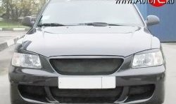 4 699 р. Передний бампер ATH-classic Hyundai Accent седан ТагАЗ (2001-2012) (Неокрашенный)  с доставкой в г. Тамбов. Увеличить фотографию 3