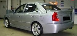 4 699 р. Задний бампер ATH-classic Hyundai Accent седан ТагАЗ (2001-2012) (Неокрашенный)  с доставкой в г. Тамбов. Увеличить фотографию 3