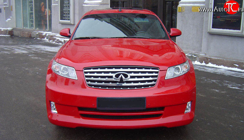 10 999 р. Радиаторная решётка AERO INFINITI FX35 S50 дорестайлинг (2002-2005) (Неокрашенная)  с доставкой в г. Тамбов