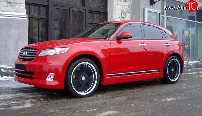 21 099 р. Передние крылья AERO INFINITI FX35 S50 дорестайлинг (2002-2005) (Неокрашенные)  с доставкой в г. Тамбов