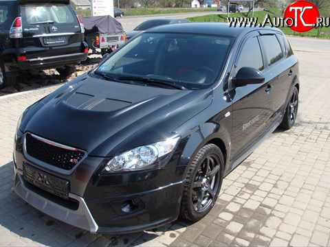 1 399 р. Реснички Khust-Tuning KIA Ceed 1 ED дорестайлинг, хэтчбэк 5 дв. (2006-2010)  с доставкой в г. Тамбов