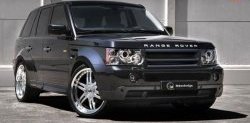 34 799 р. Накладки на колёсные арки HAMMAN Land Rover Range Rover Sport 1 L320 дорестайлинг (2005-2009) (Неокрашенные)  с доставкой в г. Тамбов. Увеличить фотографию 2